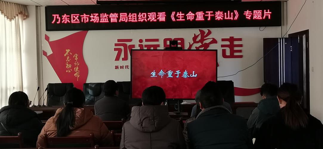 坚守安全底线，守护生命重于泰山——乃东区市场监管局组织观看《生命重于泰山》电视专题片